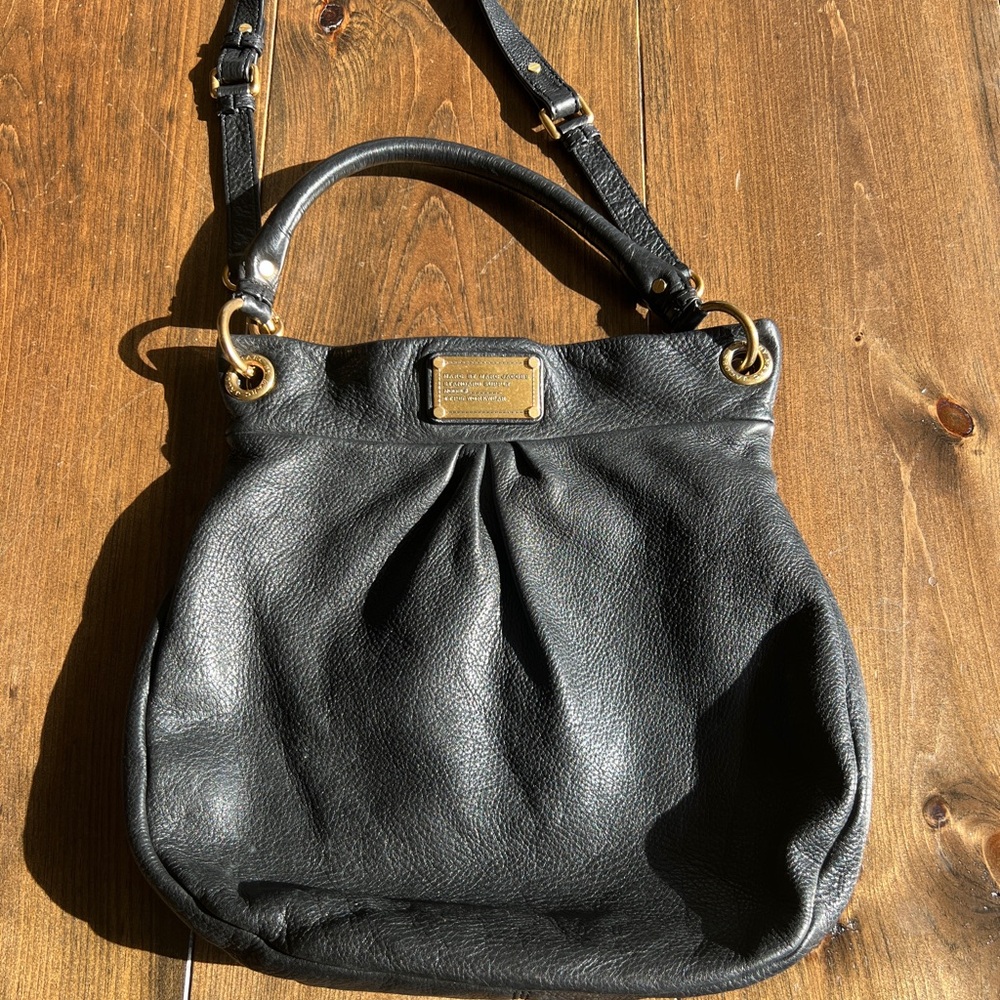 Marc by Marc Jacobs Classic Q Hillier Hobo bag in black leather